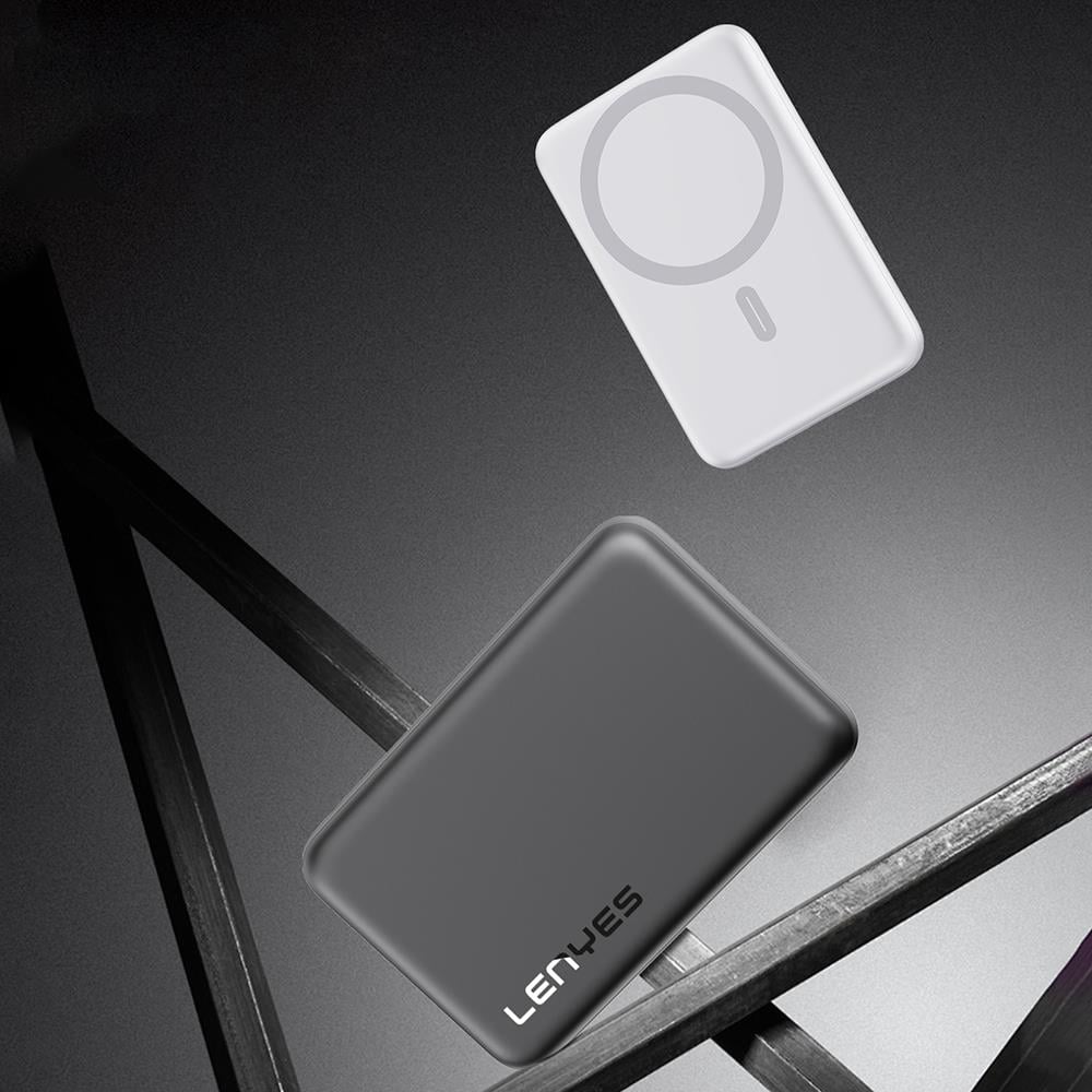 Lenyes PW139D PD 20W Ultra İnce Hızlı Şarj Özellikli Wireless Powerbank 15W 10000mAh