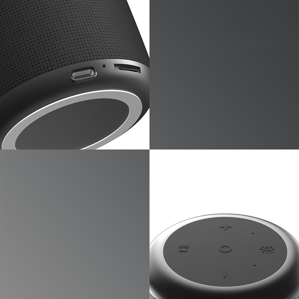 Lenyes S217 RGB Işıklı Karaoke Mikrofonlu Bluetooth Speaker Hoparlör v5.3