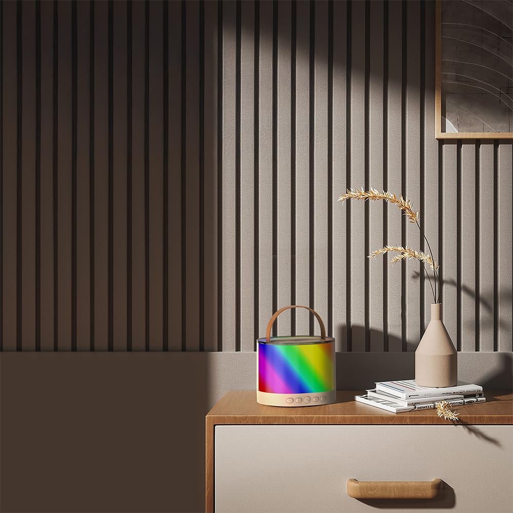 Lenyes S229 RGB Işıklı Askılı Mikrofonlu Bluetooth Speaker Hoparlör v5.3