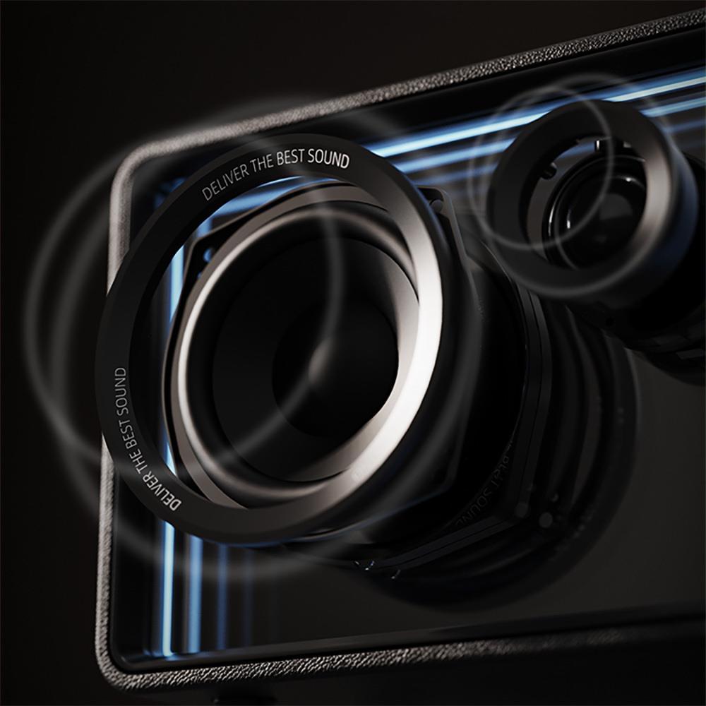 Lenyes S862 Su Geçirmez Mikrofonlu Çoklu Giriş Karaoke Bluetooth Hoparlör v5.3 120W