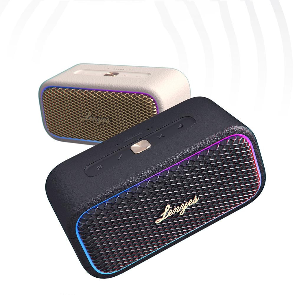 Lenyes S891 RGB Işıklı Taşınabilir Su Geçirmez OTG-TWS Bluetooth Hoparlör v5.3 80W