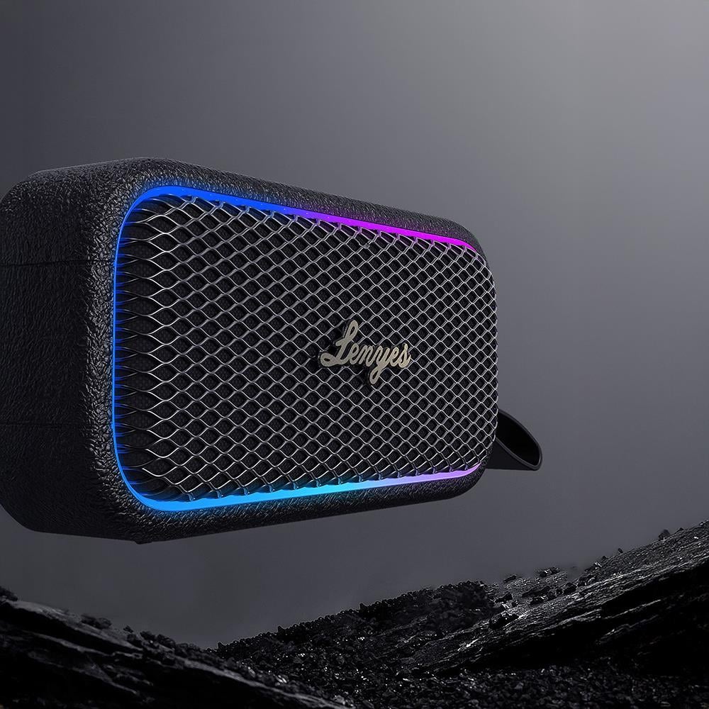 Lenyes S891 RGB Işıklı Taşınabilir Su Geçirmez OTG-TWS Bluetooth Hoparlör v5.3 80W