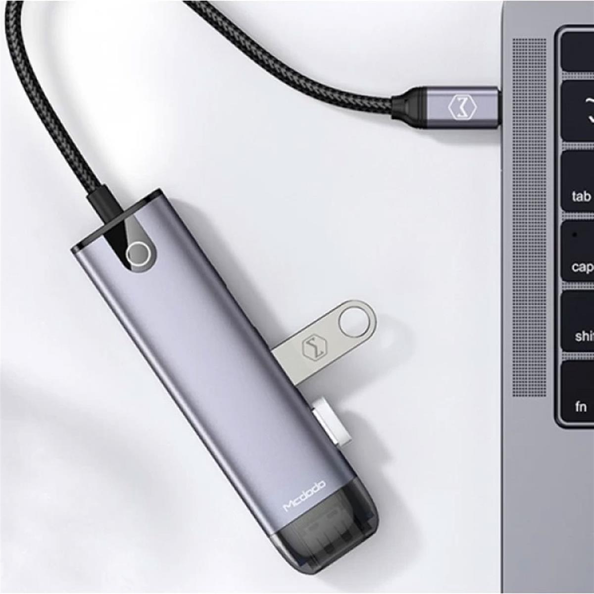 ŞARJ / DATA KABLOLARI Mcdodo HU-7750  5 İn 1 USB Çoklayıcı