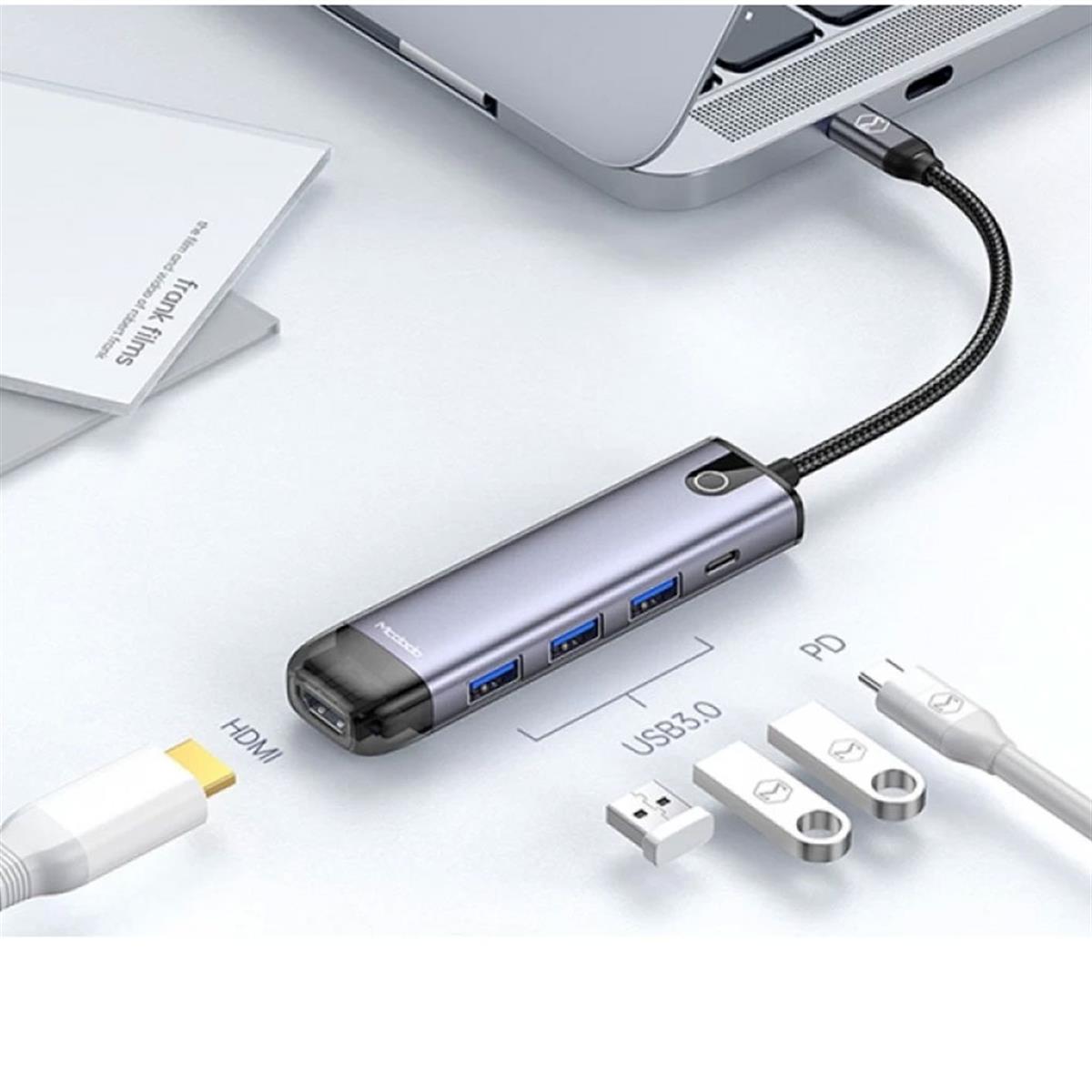 ŞARJ / DATA KABLOLARI Mcdodo HU-7750  5 İn 1 USB Çoklayıcı