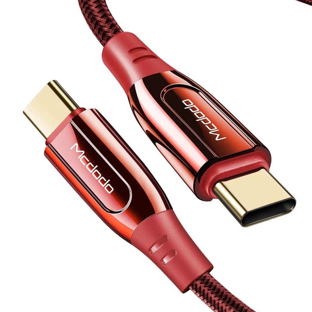 Mcdodo CA-8121 100W 5A 1.2M Type-C To Type-C Pd Hızlı Macbook Data-Şarj Kablosu