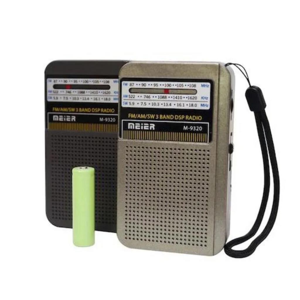 Meier M-9320 Minimalist Tasarım Mini Taşınabilir Cep Radyo