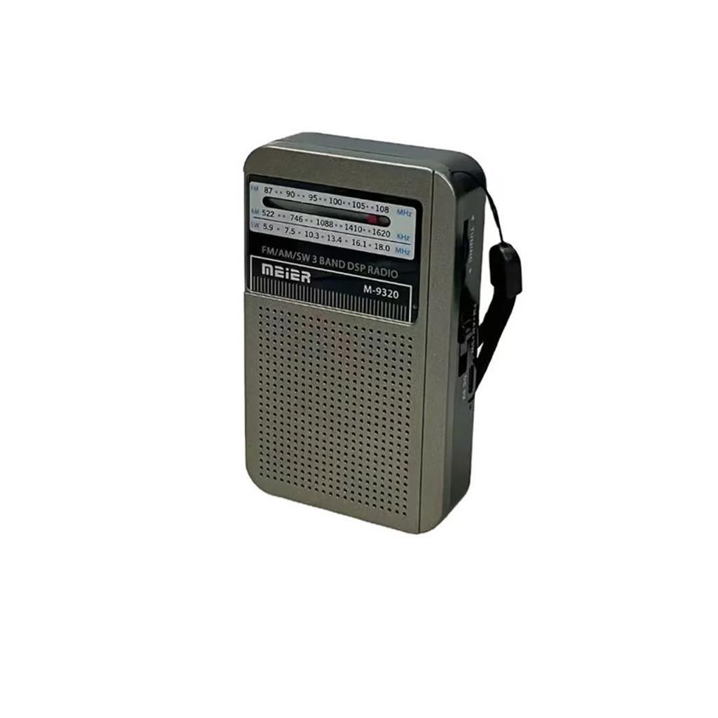 Meier M-9320 Minimalist Tasarım Mini Taşınabilir Cep Radyo