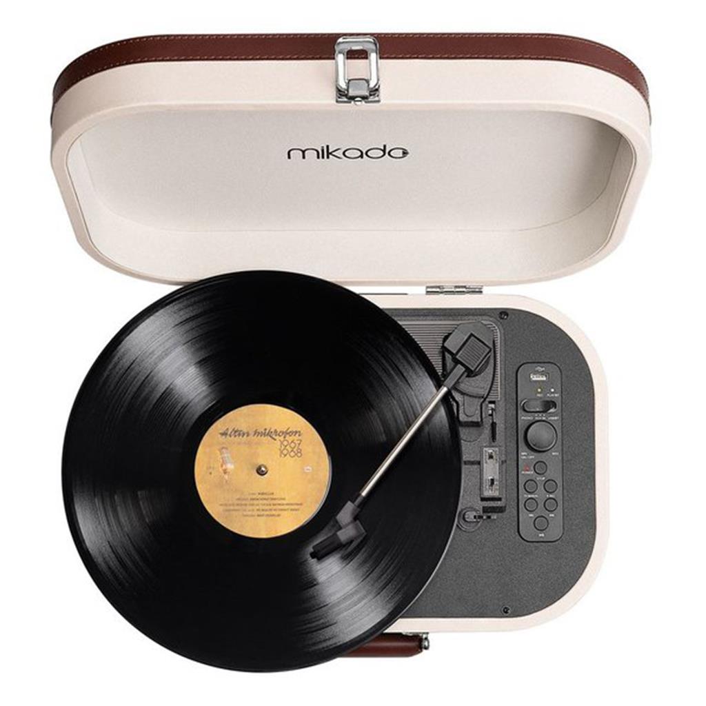 Mikado Nostalgia MN-101 Pikap Usb+RCA+Bluetooth Destekli Müzik Kutusu