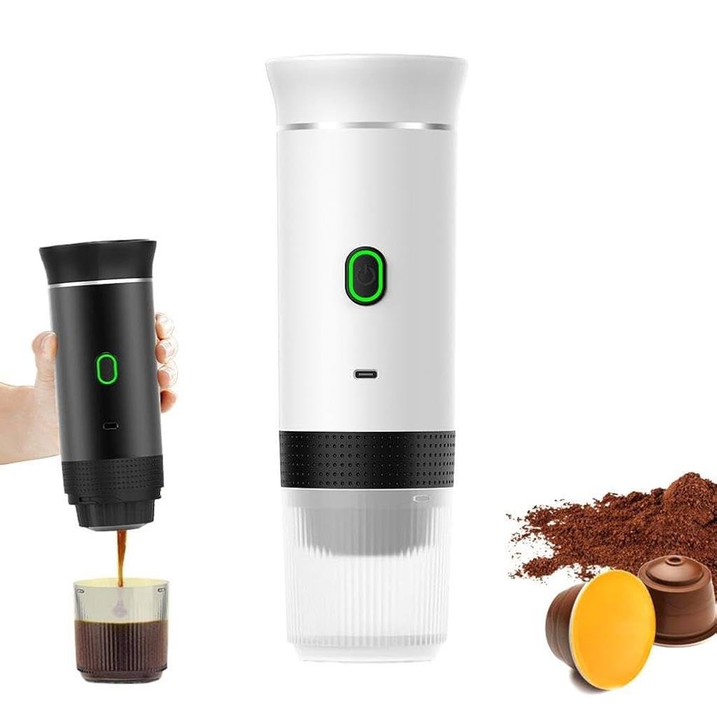 4Berry Taşınabilir Şarjlı Espresso Makinesi Kapsül ve Toz Kahve Uyumlu-CM Pro