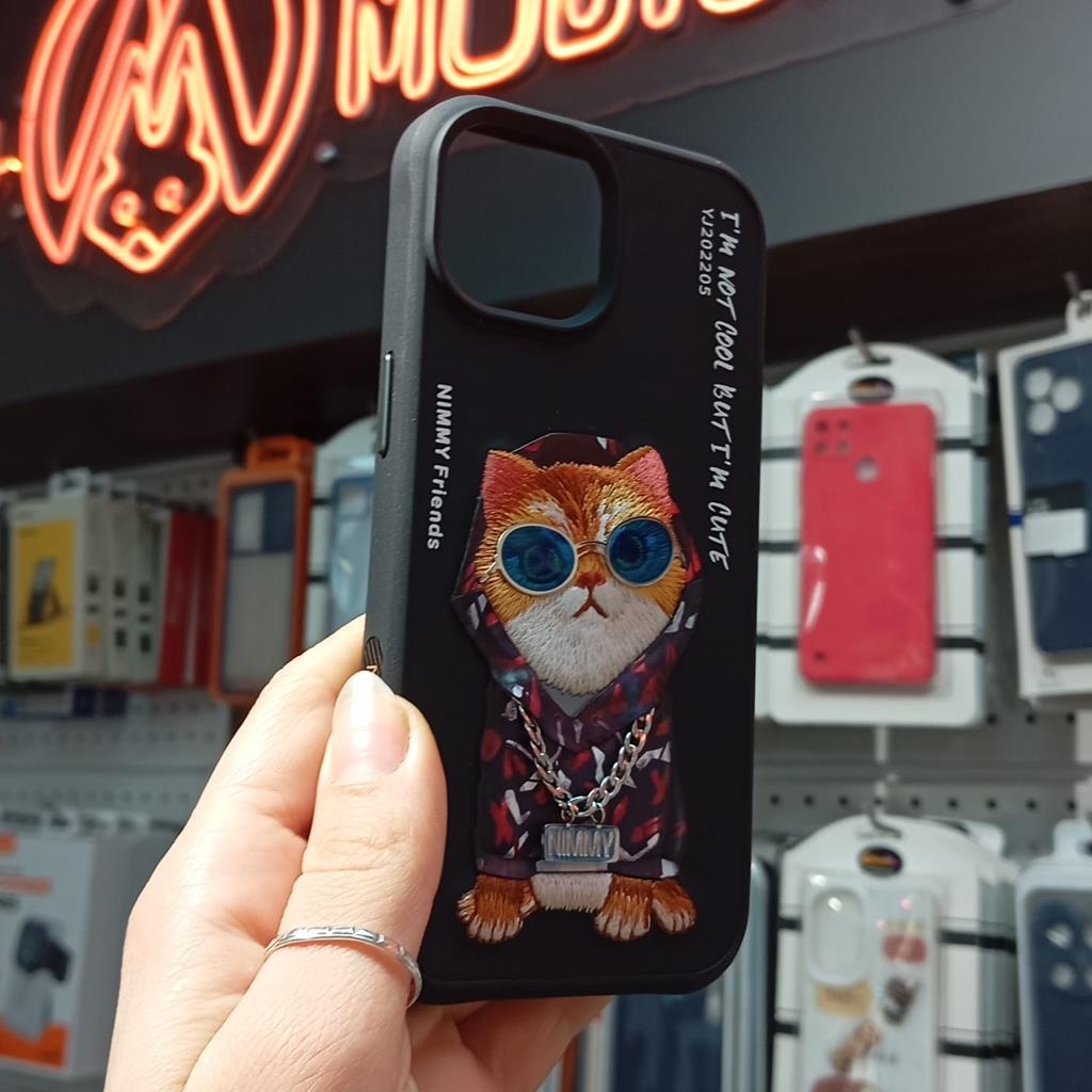 Apple İphone 14 Pro Max Nimmy Dragon Serisi İşlemeli Figürlü Silikon Kılıf