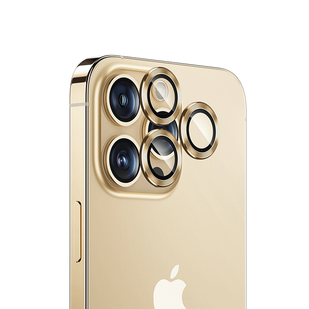 Apple iPhone 14 Pro/14 Pro Max 4Berry Taşlı Safir Lens Koruyucu