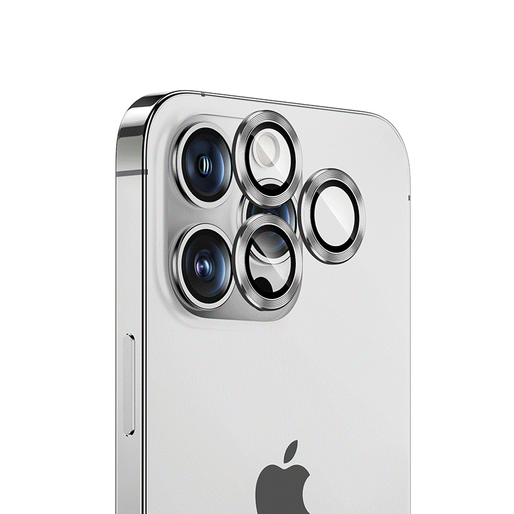 Apple iPhone 14 Pro/14 Pro Max 4Berry Taşlı Safir Lens Koruyucu