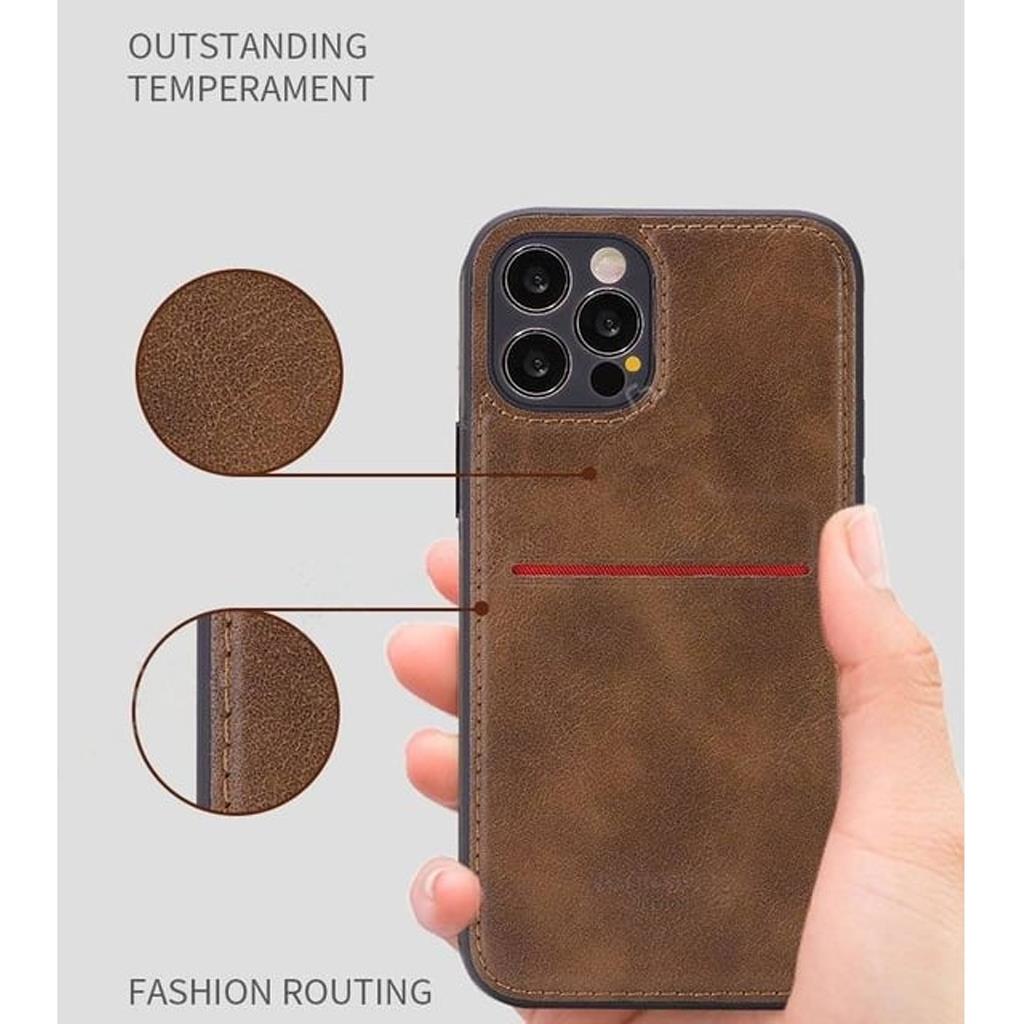 Apple iPhone 16 Pro Max Rich Boss Ultra Slim Kartlıklı Arka Kapak