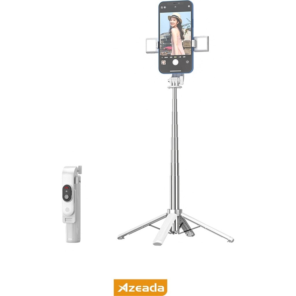 Azeada PD-P06 104cm Uzaktan Kumandalı 4 Ayak Tripod Katlanabilir Selfie Çubuğu