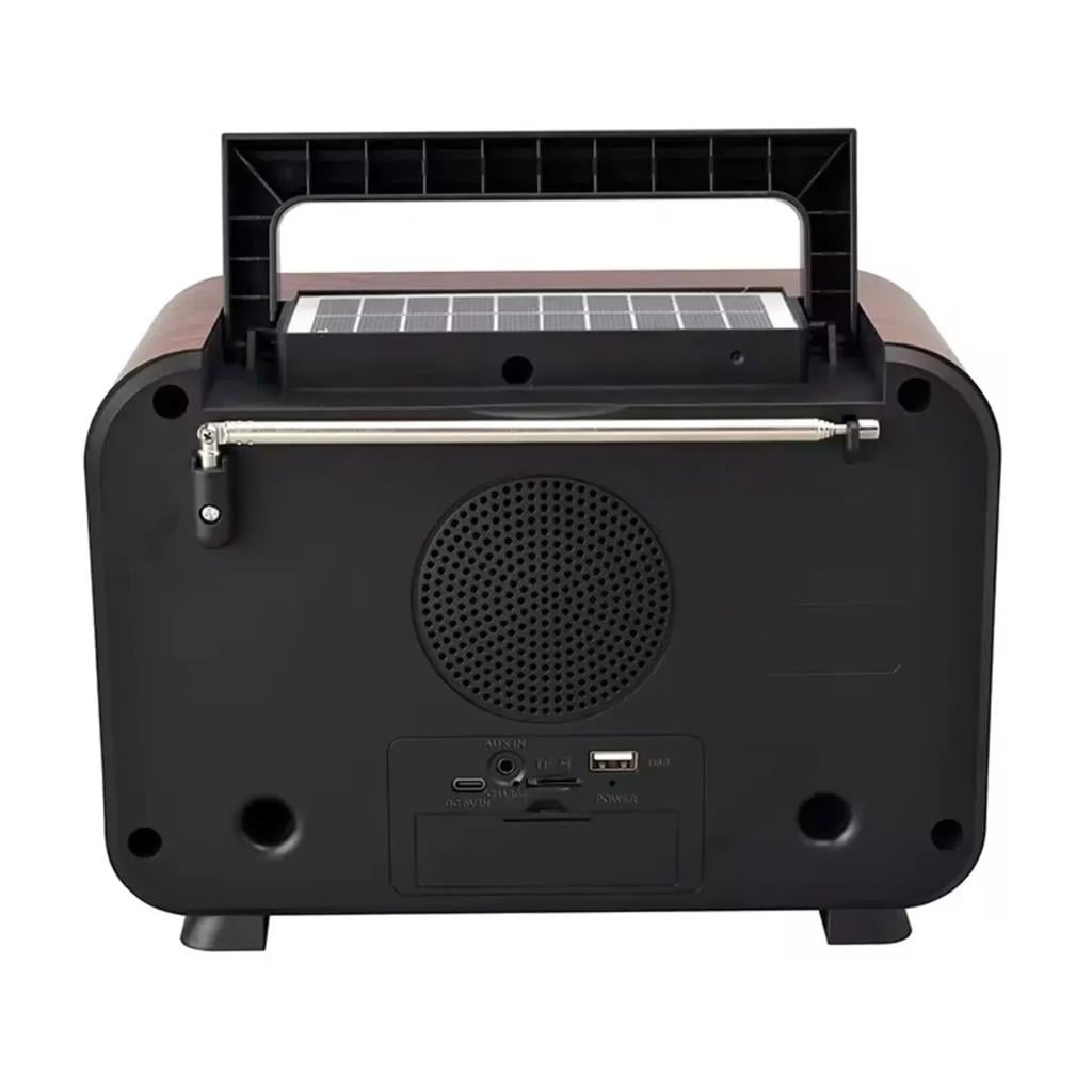 Epe FP-2393-S Şömine Detaylı TF / FM / SW / AM / USB / Bluetooth Destekli Solar Güneş Enerjili Nostaljik Radyo