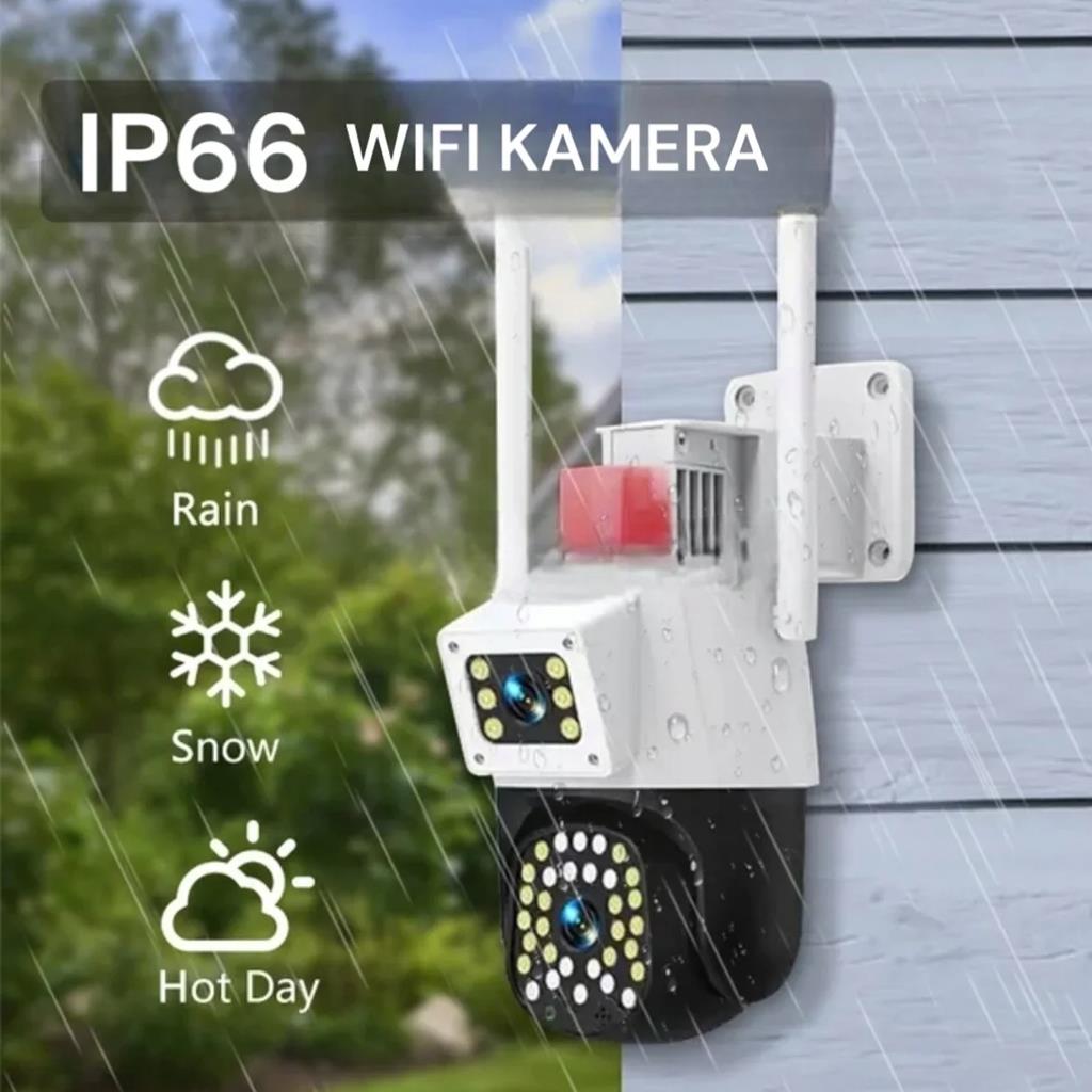 Glow Çift Görüntülü PZT Hareket Tespit Sensörlü Wifi Akıllı Ağ Kamerası