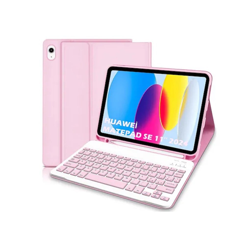 Huawei MatePad SE 11 Kılıf Smart Klavyeli Tablet Kılıfı - KC01