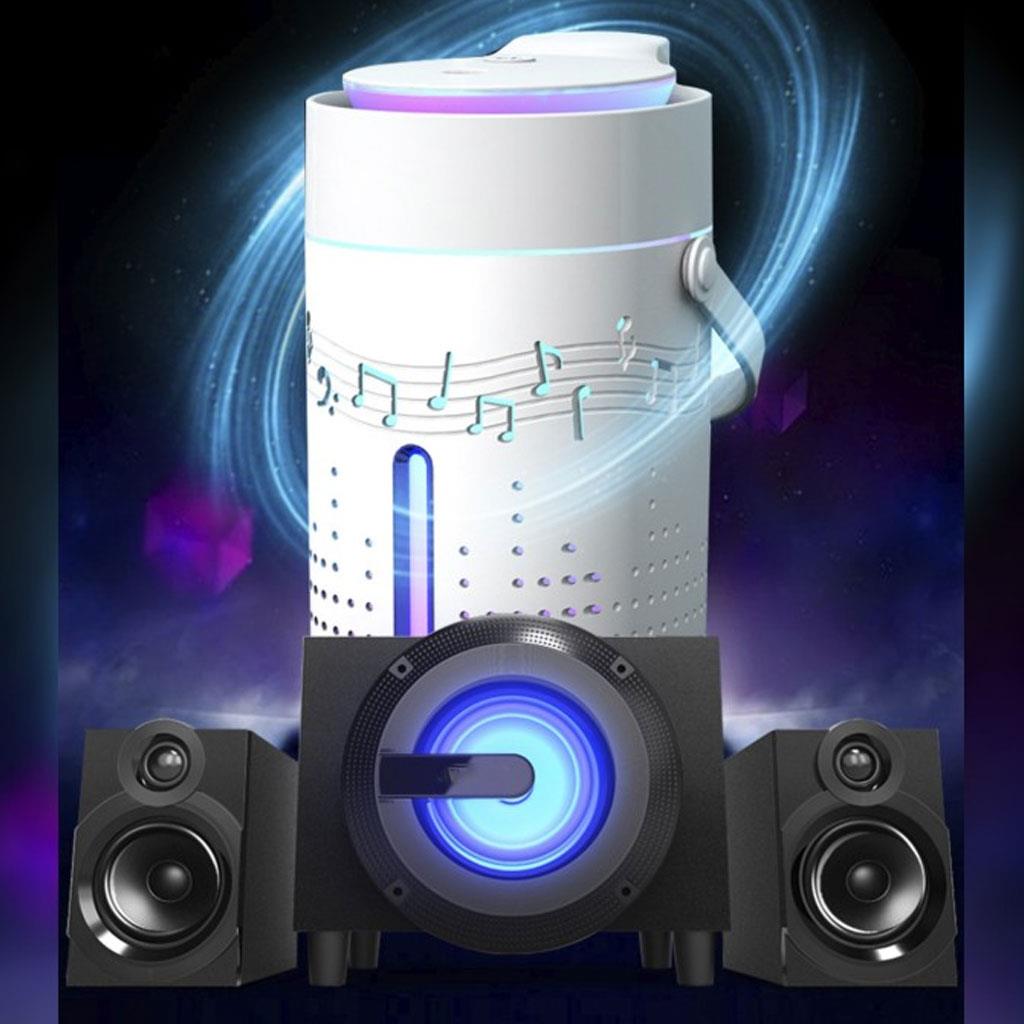Humidifier HM33 Su Hazneli Buharlı Bluetooth Höparlörlü Hava Nemlendirici