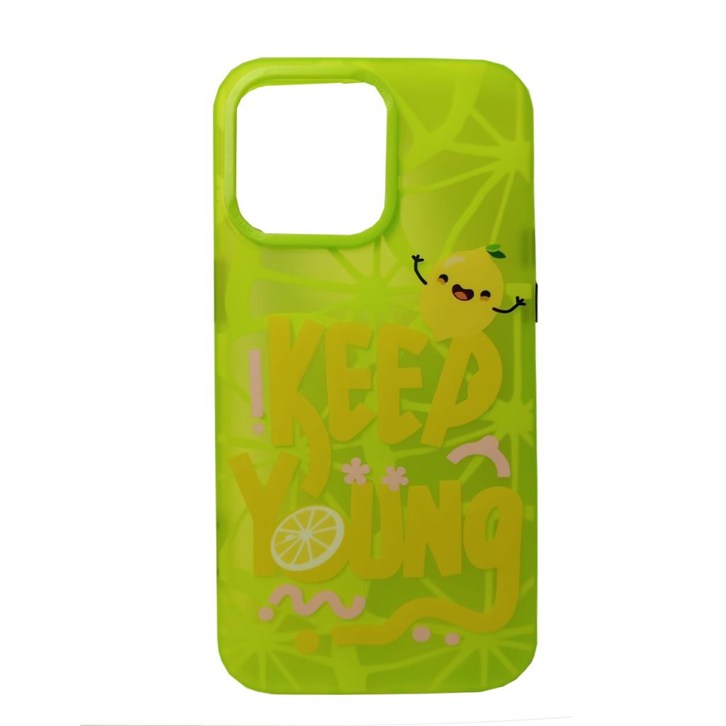 iPhone 14 iBerry Summer Baskılı Silikon Kılıf
