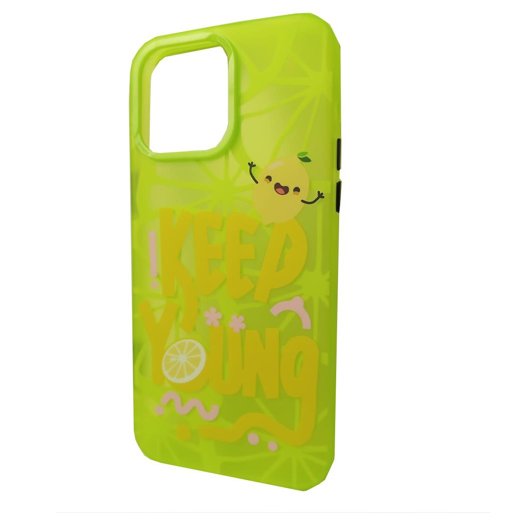 iPhone 14 iBerry Summer Baskılı Silikon Kılıf