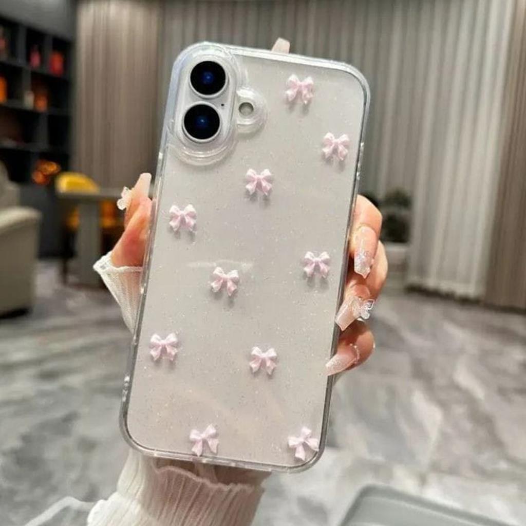 iPhone 14 Pro Fiyonklu Simli Sert Kapak