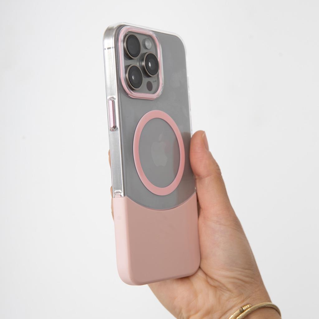 iPhone 15 Pro Max Kapak Sararmayan PC Modern Magsafe Pix Kapak