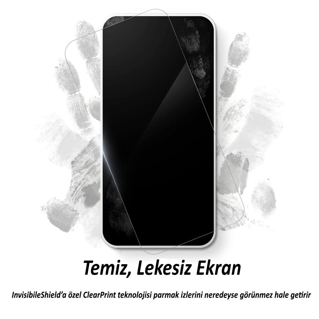 iPhone 16 Pro 5 Kat Güçlendirilmiş Çerçevesiz Zagg Glass Elite Ekran Koruyucu