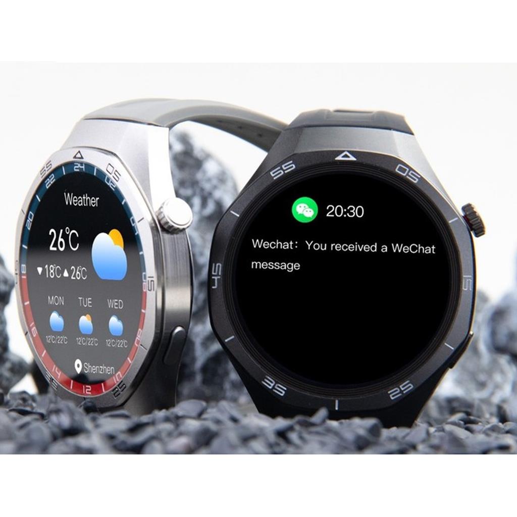 Leerfei SW-40 3 Kordon Hediyeli Şık Tasarım Android Ve IOS Uyumlu Amoled Ekran Akıllı Kol Saati