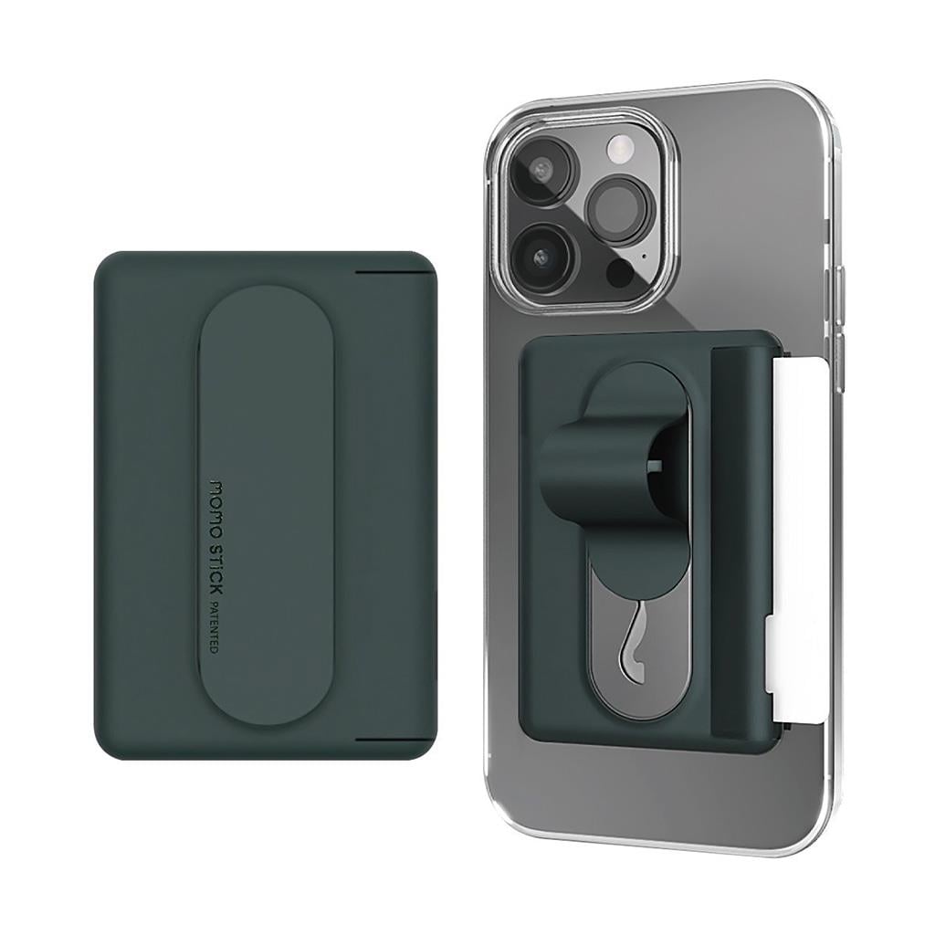 Mag Card Grip Magsafe Kartlıklı Akıllı Telefon Parmak Tutucu Momo Stick