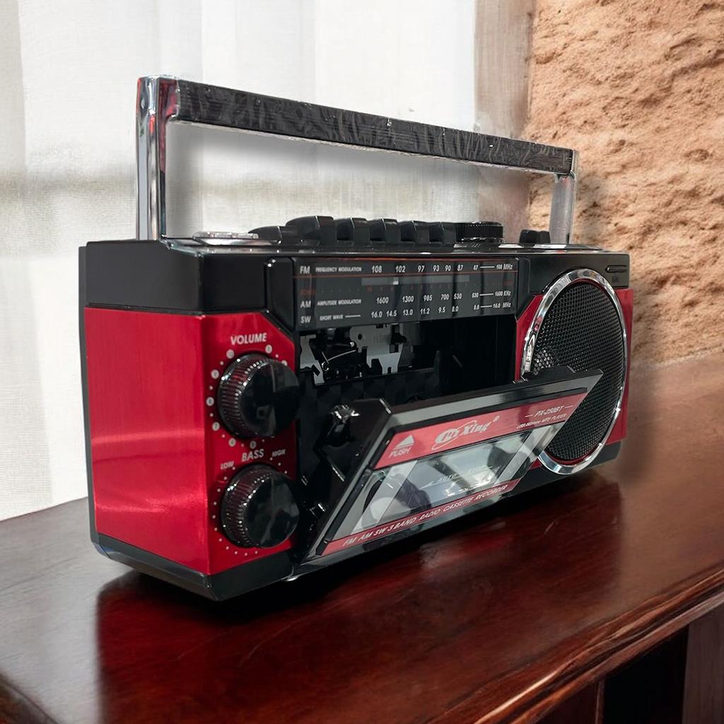 Puxing PX-250BT Kasetçalarlı Bluetooth AM/FM/SW 3 Bantlı Radyo