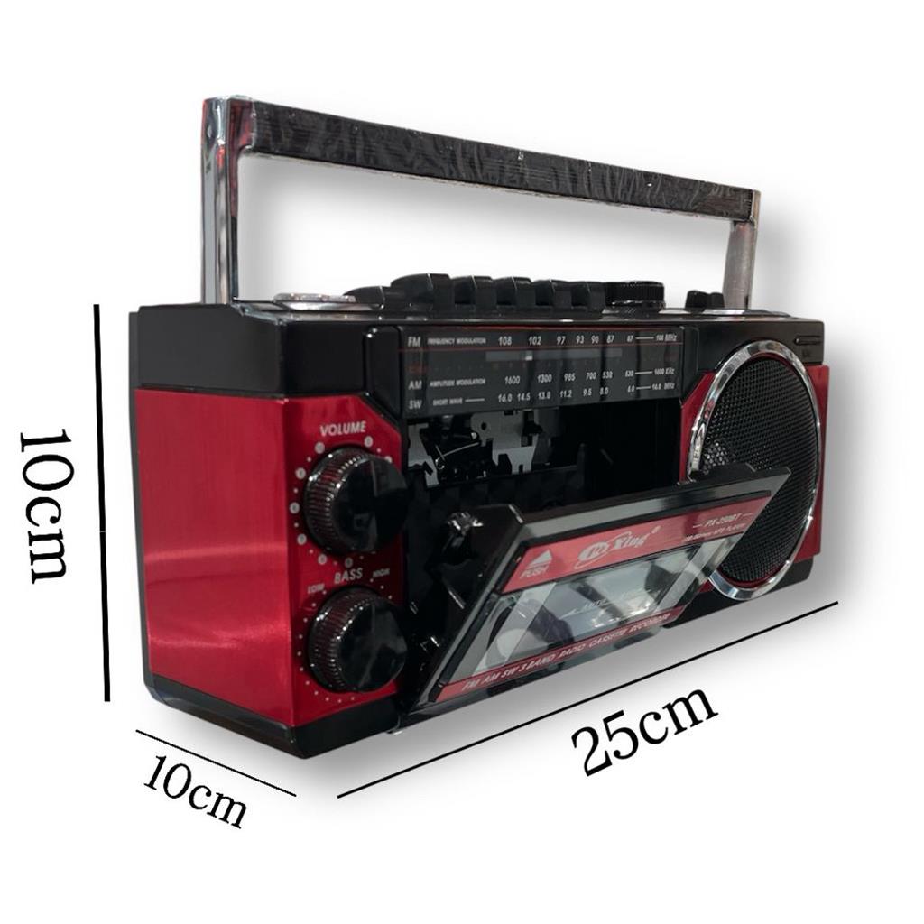 Puxing PX-250BT Kasetçalarlı Bluetooth AM/FM/SW 3 Bantlı Radyo