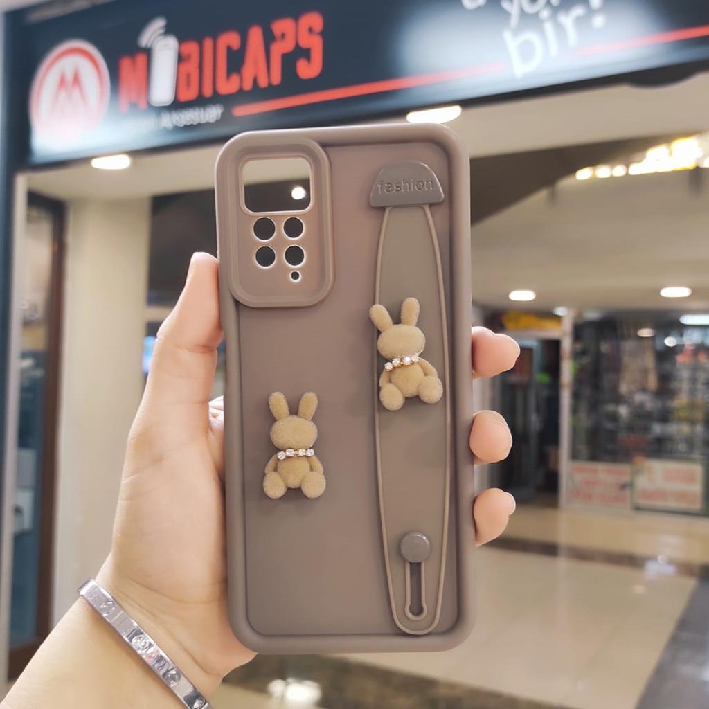 Redmi Note 11 Pro Neşeli Tutamaçlı Silikon Kılıf