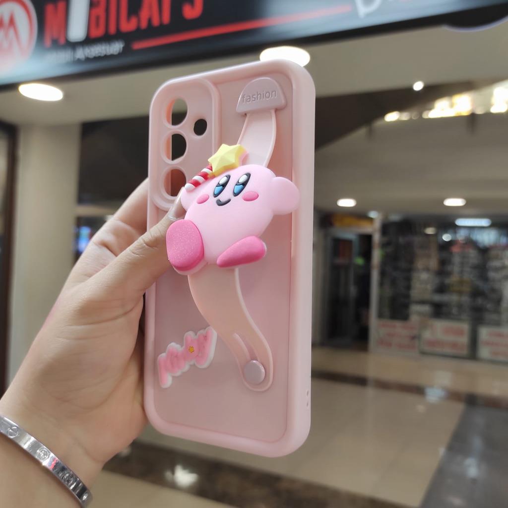 Samsung Galaxy A55 Neşeli Tutamaçlı Silikon Kılıf