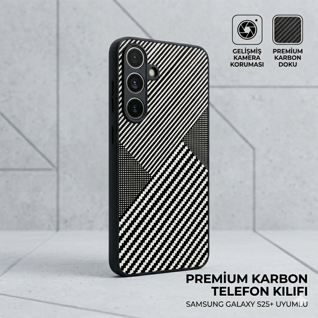 Samsung Galaxy S25 Plus Slim Karbon Kapak