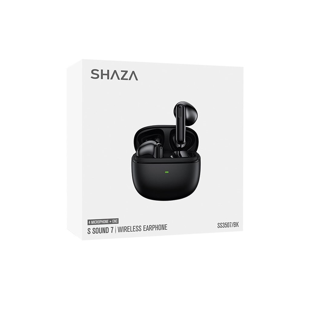 Shaza SS3507 Sound 7 4 Mikrofonlu ENC Özellikli Kulak İçi Silikonsuz Bluetooth Kulaklık
