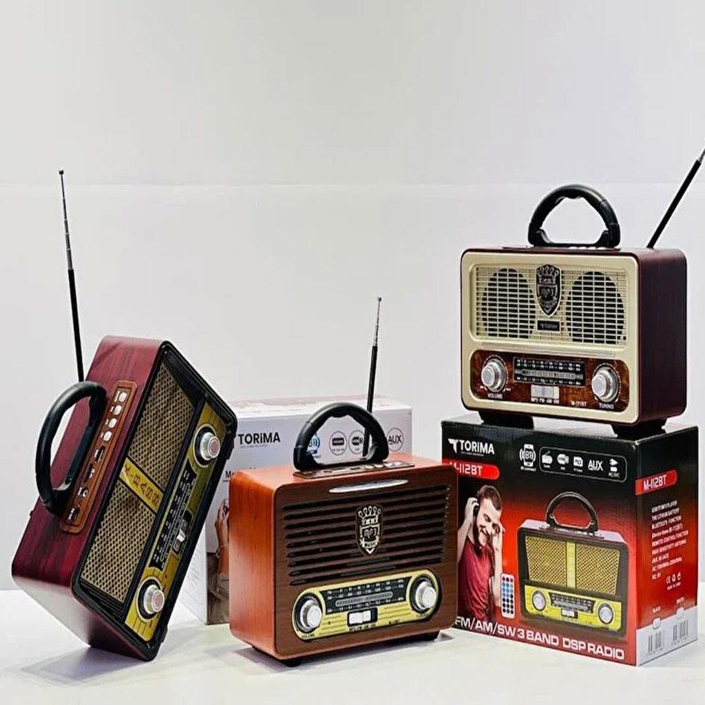 Torima M-112BT BT-Aux-Usb-Tf- Ac Ahşap  Radio