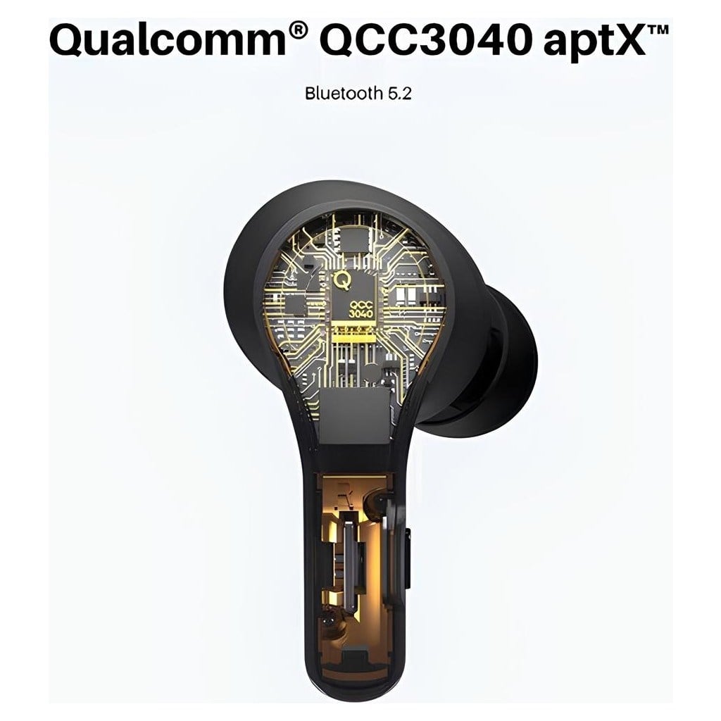Tribit FlyBuds C1 Qualcomm QCC3040 ANC 60 Saat Oynatma Süresi Kablosuz 5.2 Bluetooth Kulak İçi Kulaklık