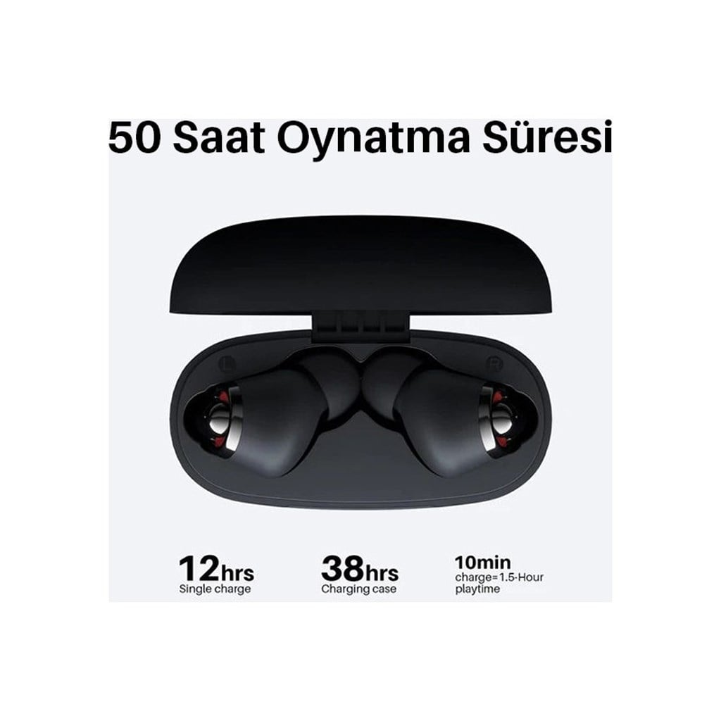 Tribit FlyBuds C1 Qualcomm QCC3040 ANC 60 Saat Oynatma Süresi Kablosuz 5.2 Bluetooth Kulak İçi Kulaklık