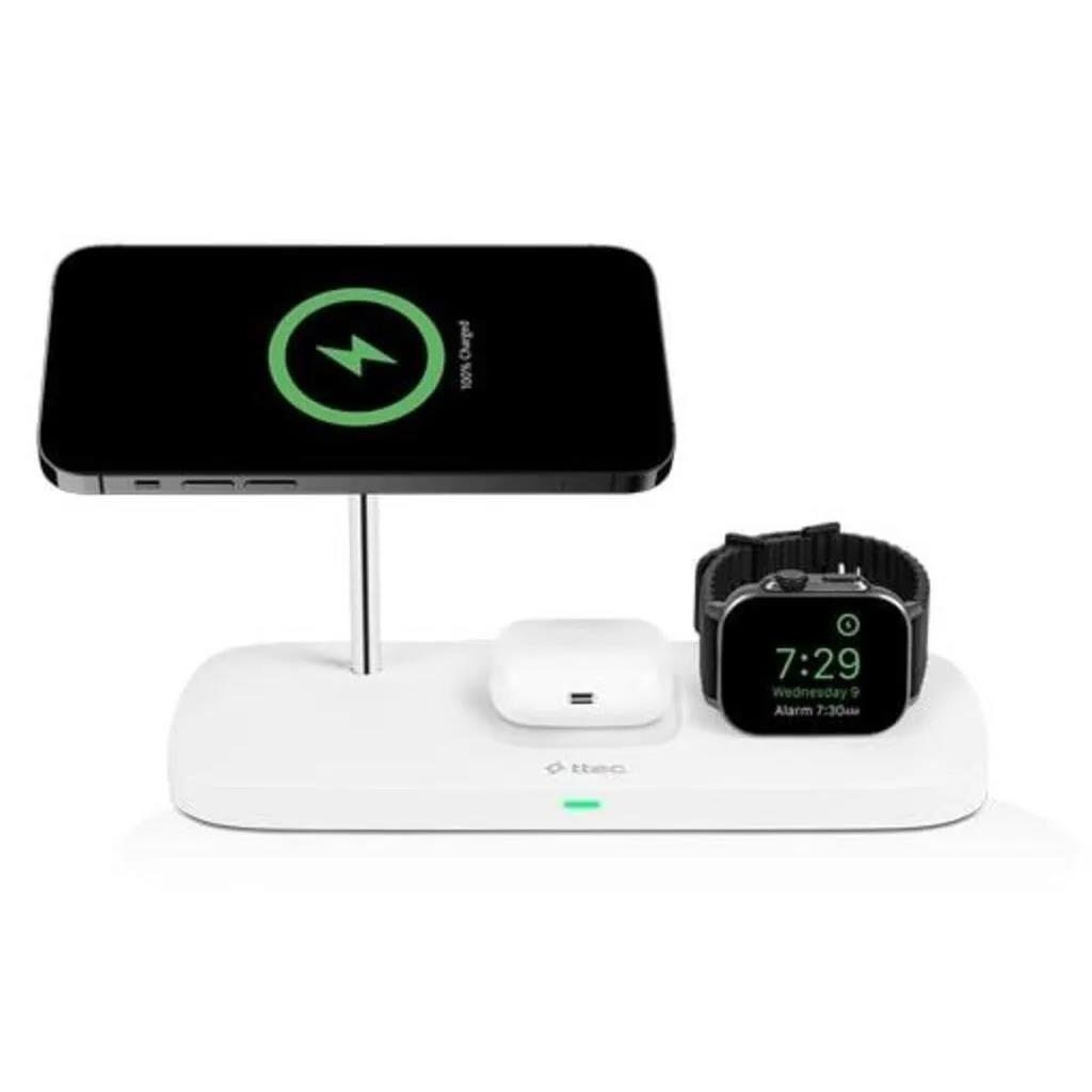Ttec AirCharger Trio Up 2KS32B 3in1 20W MagSafe Kablosuz Hızlı Şarj Standı