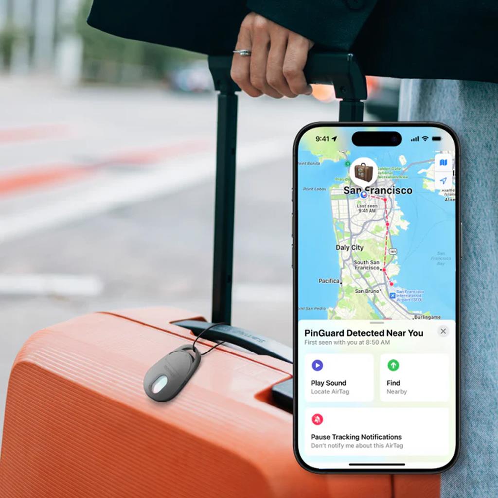 Momax BR13D Pinguard Casus Kamera Dedektörlü Airtag