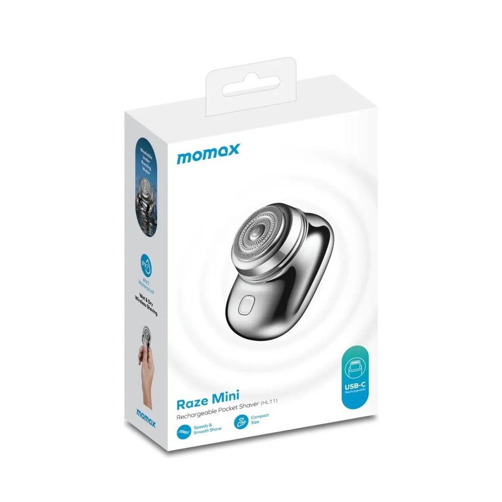 Momax HL1 Raze Mini Şarj Edilebilir Mini Cep Traş Makinesi
