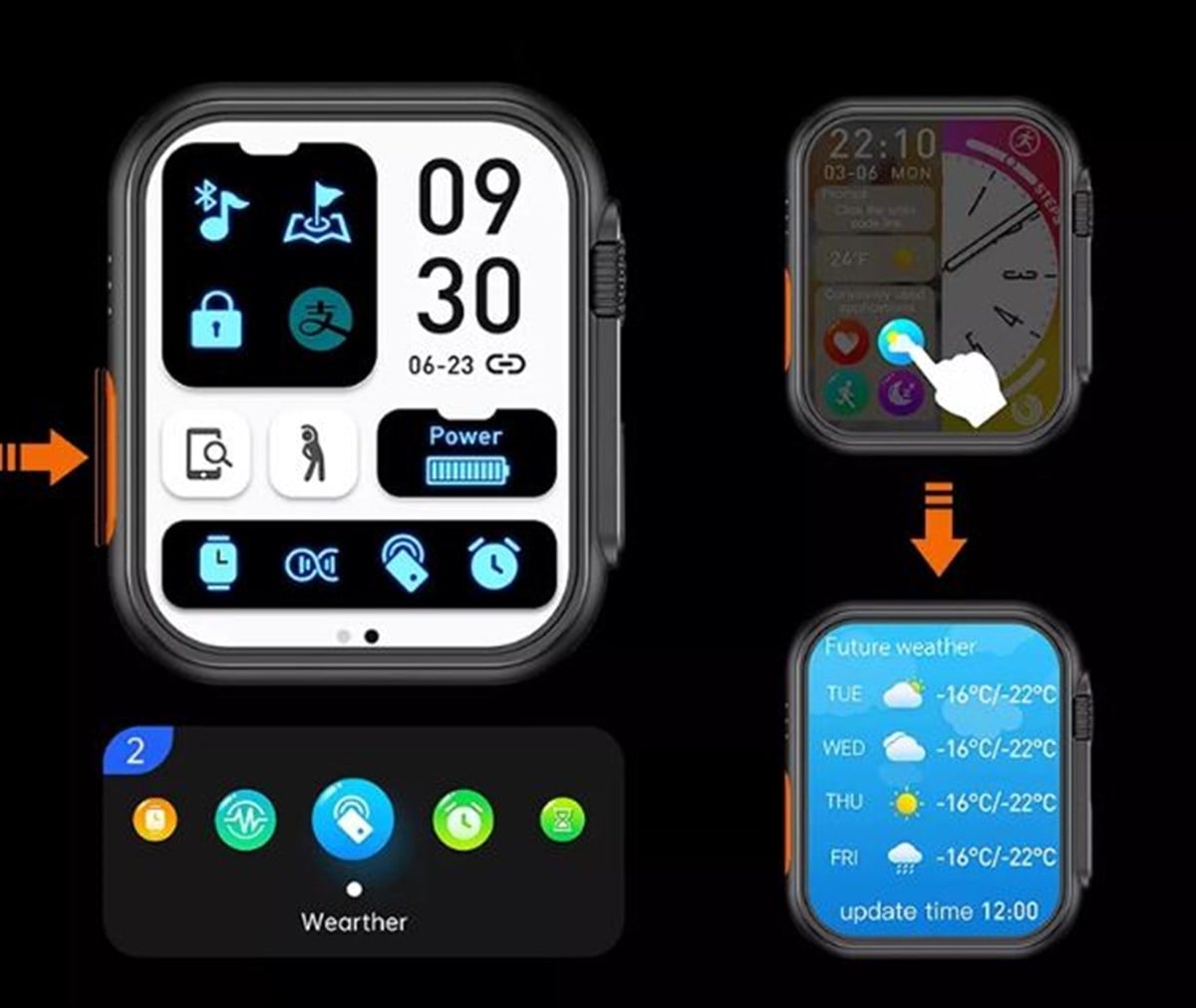 TELEFON KILIFLARI Paleon N8 Ultra 49 mm Akıllı Saat