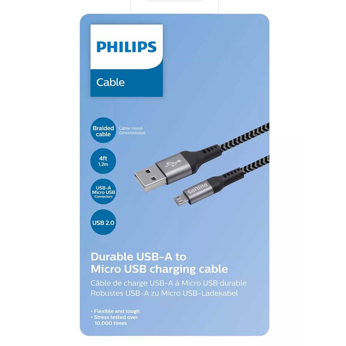 ŞARJ / DATA KABLOLARI Philips DLC5204U Micro USB Şarj Kablosu