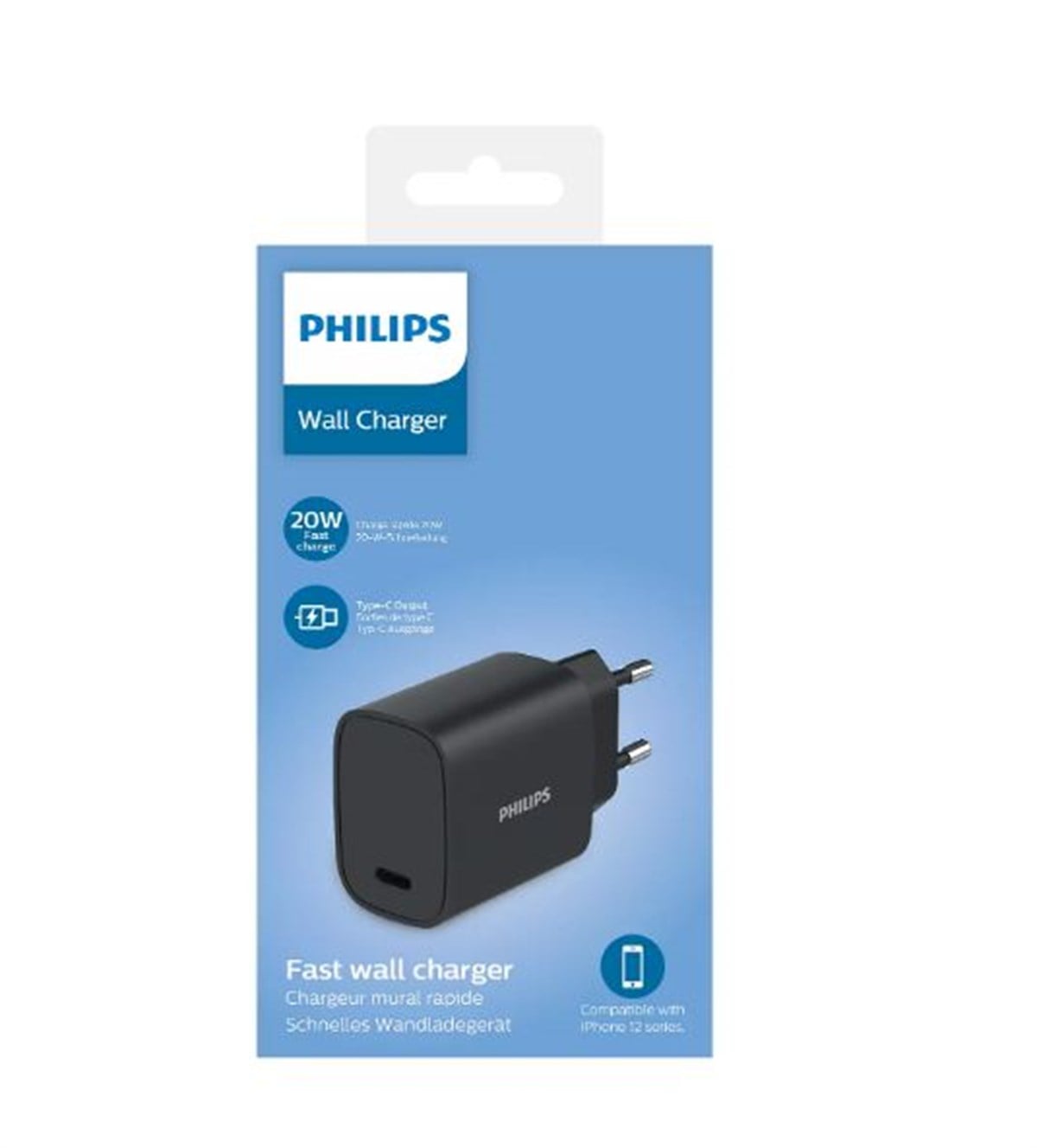 ŞARJ CİHAZI Phlips DLP4329CB/12 20W Type-C Hızlı Şarj Başlığı