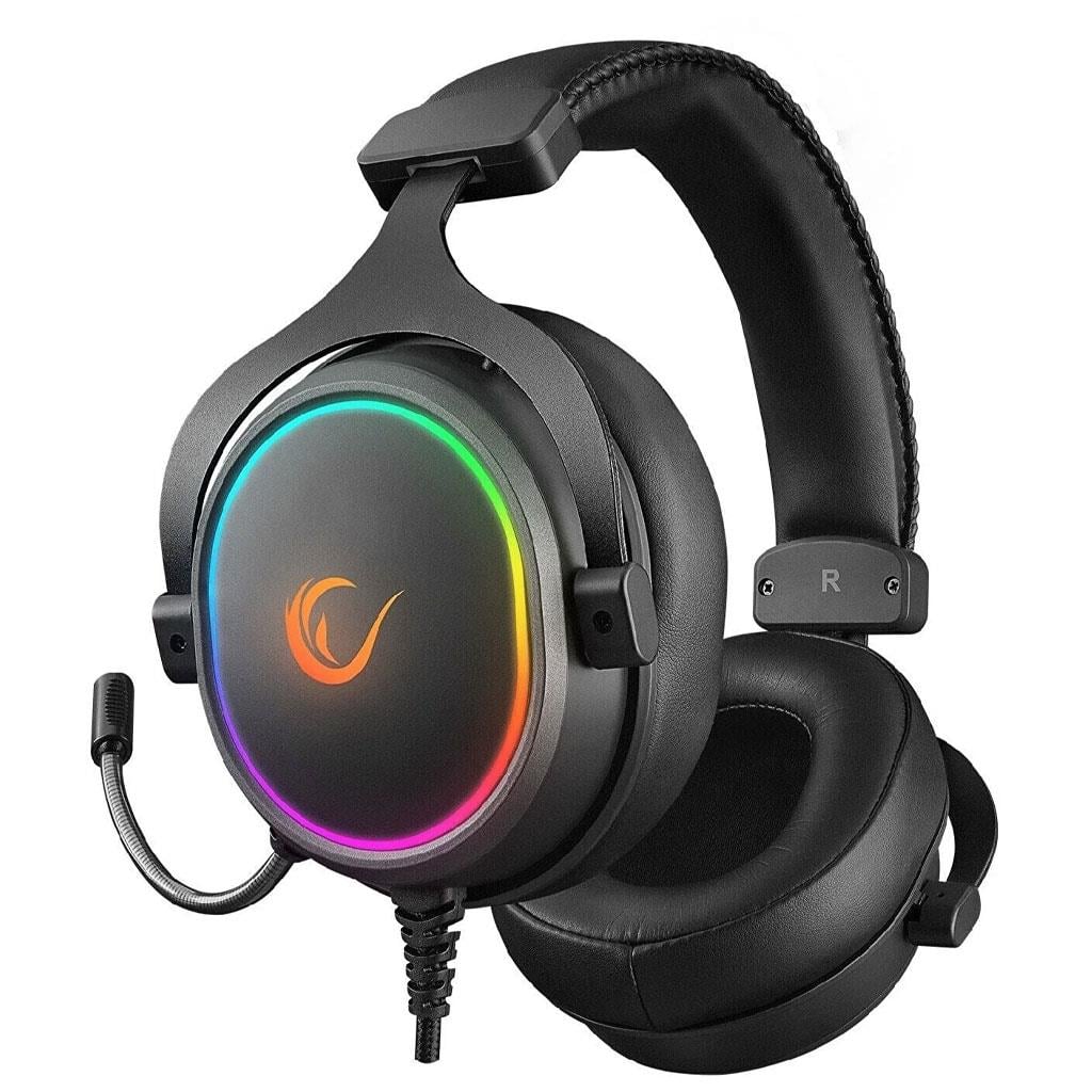Rampage ONYX-S  USB 7.1 Version RGB Led + Ses Kontrollü Oyuncu Mikrofonlu Kulaklık