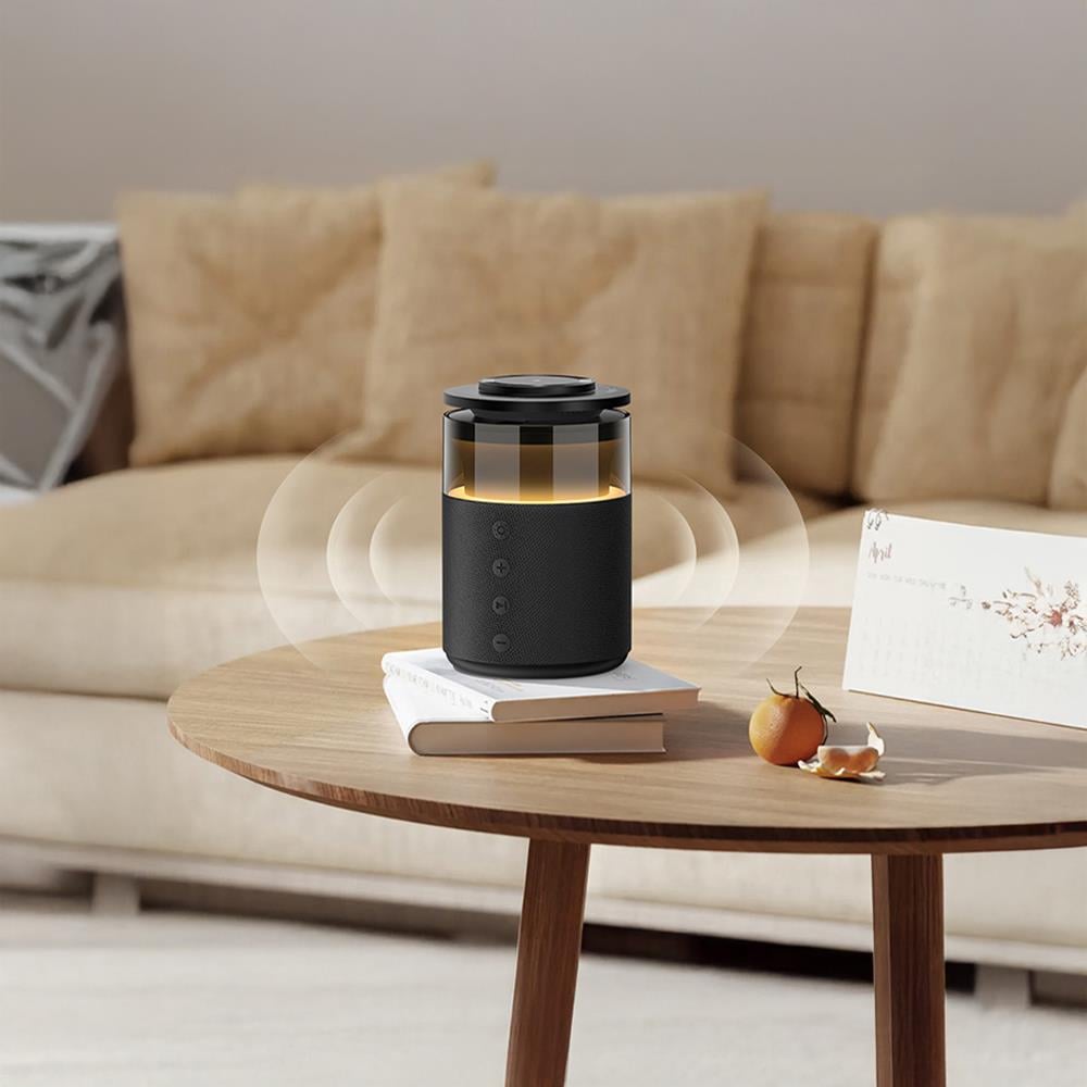 Recci RCW-51 Kablosuz Şarj Standı Ambiyans Işıklı Bluetooth Speaker Hoparlör Özellikli
