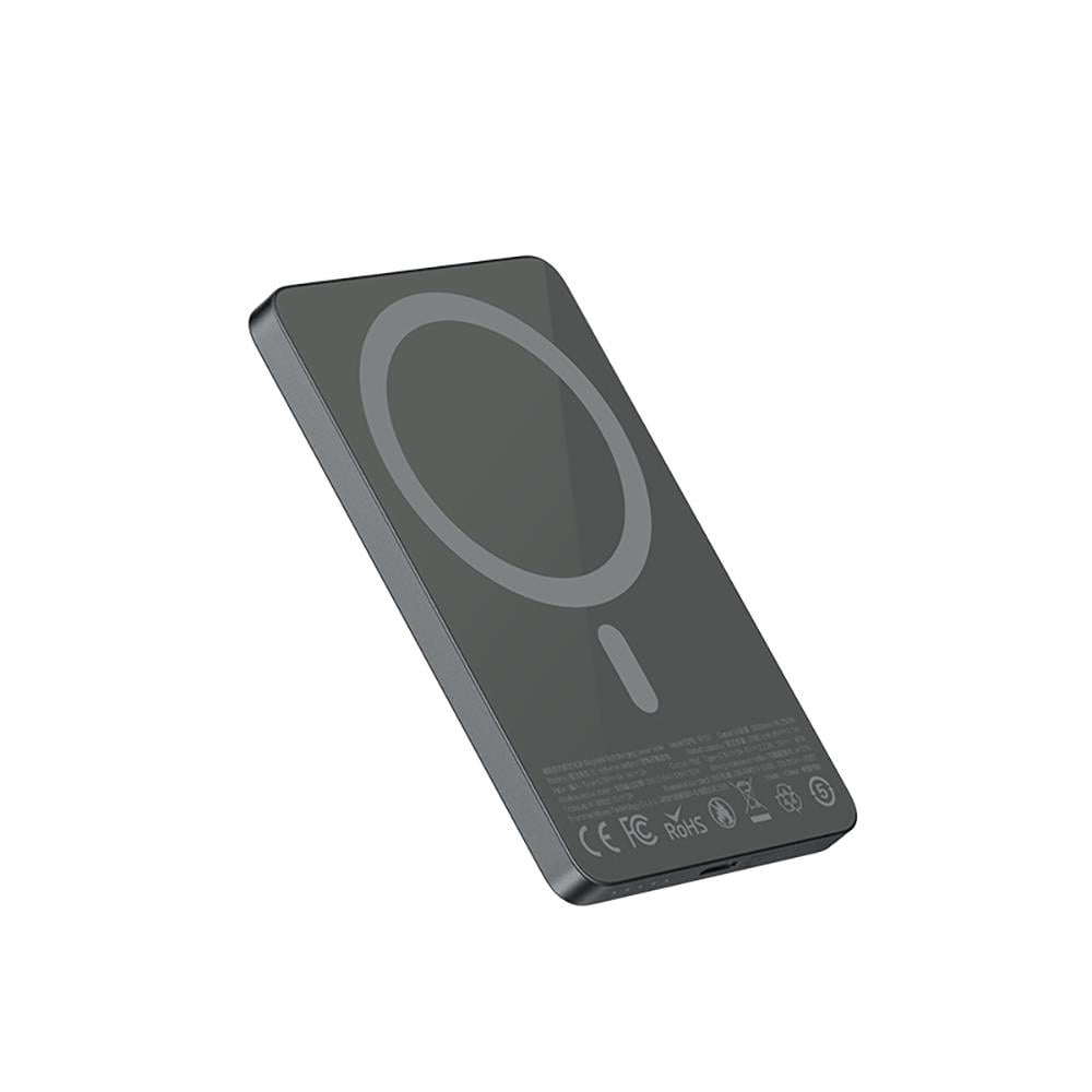 Recci RP33 PD 20W Ultra İnce Led Göstergeli Hızlı Şarj Özellikli Wireless Powerbank 15W 5000mAh