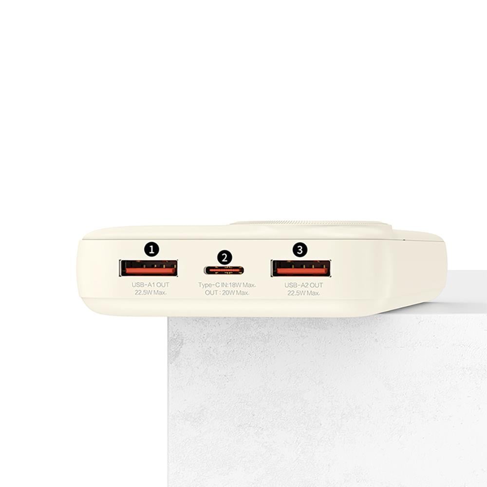 Recci RPB-P48 PD 20W Dijital LED Göstergeli Hızlı Şarj Özellikli Taşınabilir Powerbank 22.5W 10000mAh