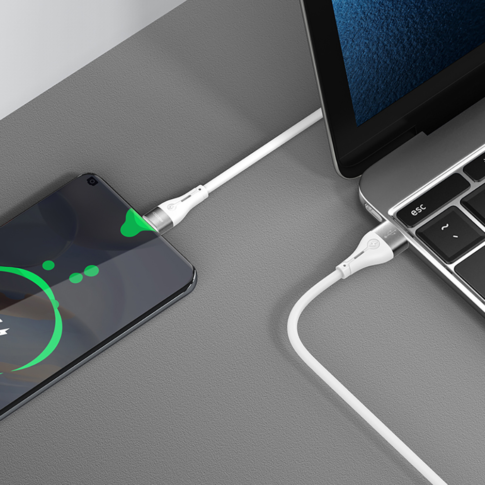 Recci RS11C Swift Serisi USB-A to Type-C 3A Hızlı Şarj Özellikli Data ve Şarj Kablosu 1M