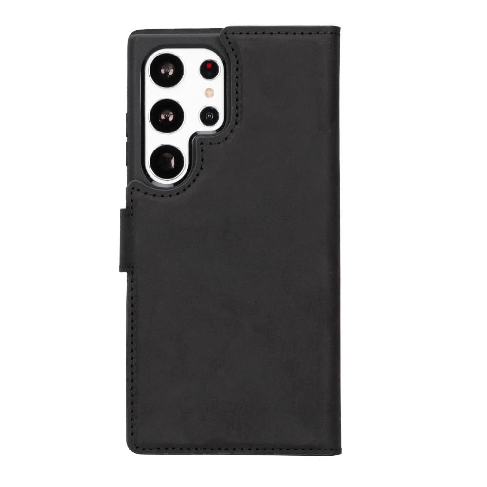 Samsung Galaxy S23 Ultra Uyumlu Deri Cüzdanlı Kılıf Liluri G1